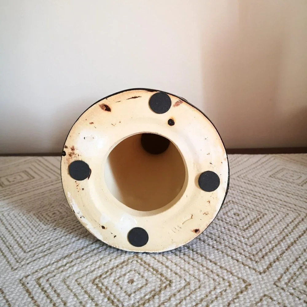 Pier 1 Ceramic‎ Pillar Candle Holder Set of 2